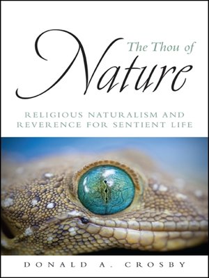 cover image of The Thou of Nature
